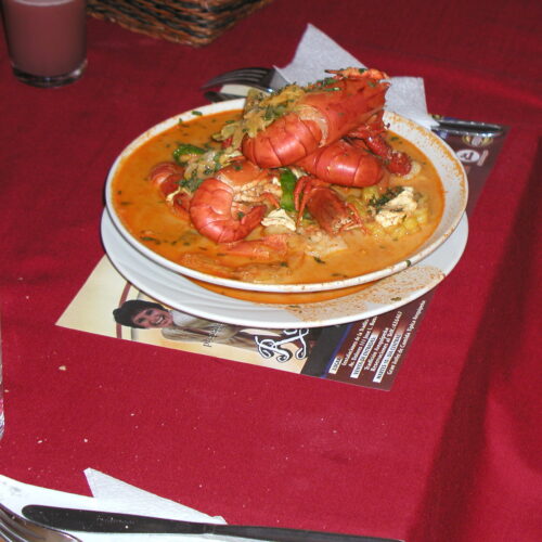 Chupe de camarones